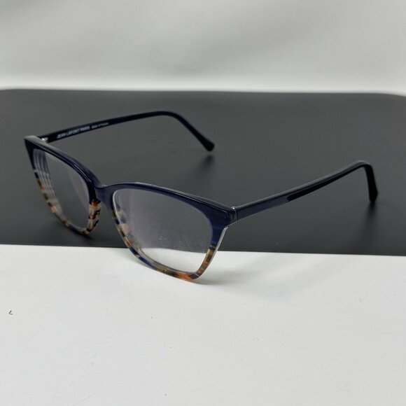 JEAN LAFONT PARIS FILIGRANE 3126 BLUE BROWN AUTHENTIC FRAME EYEGLASSES 54-14 - Picture 1 of 12